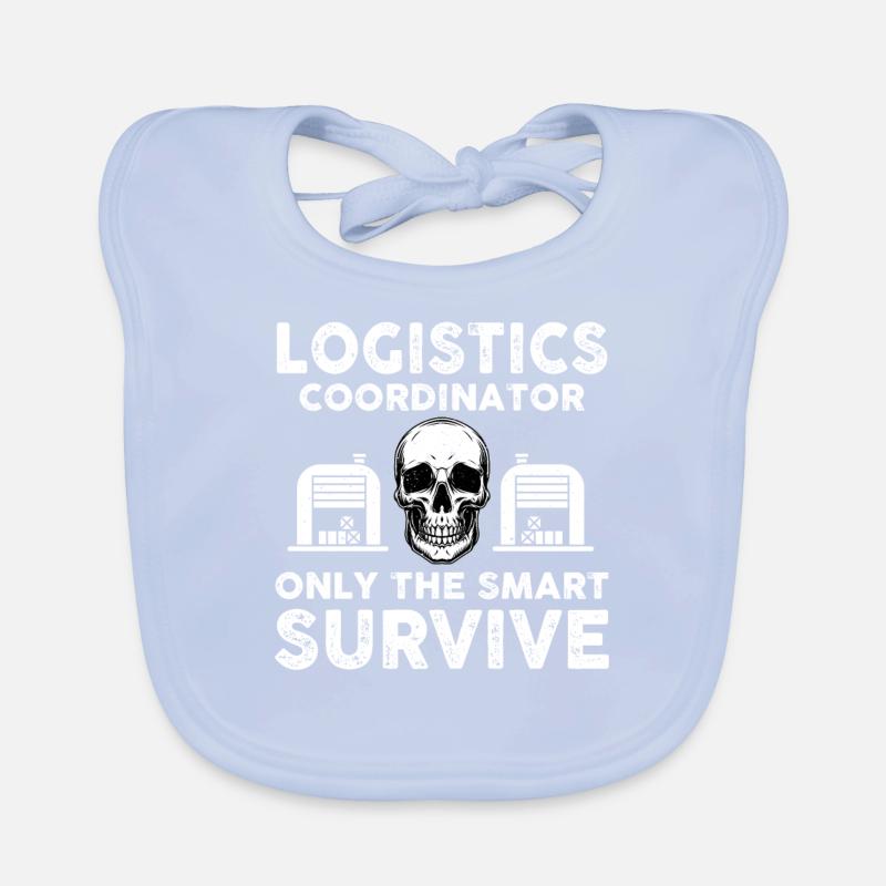 Funny saying from the logistics coordinator Organic Baby Bibs