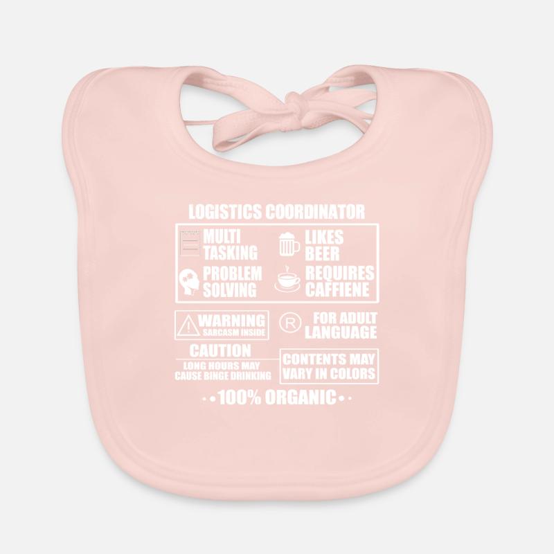Drôle de coordinateur logistique Bavoir bio Bébé