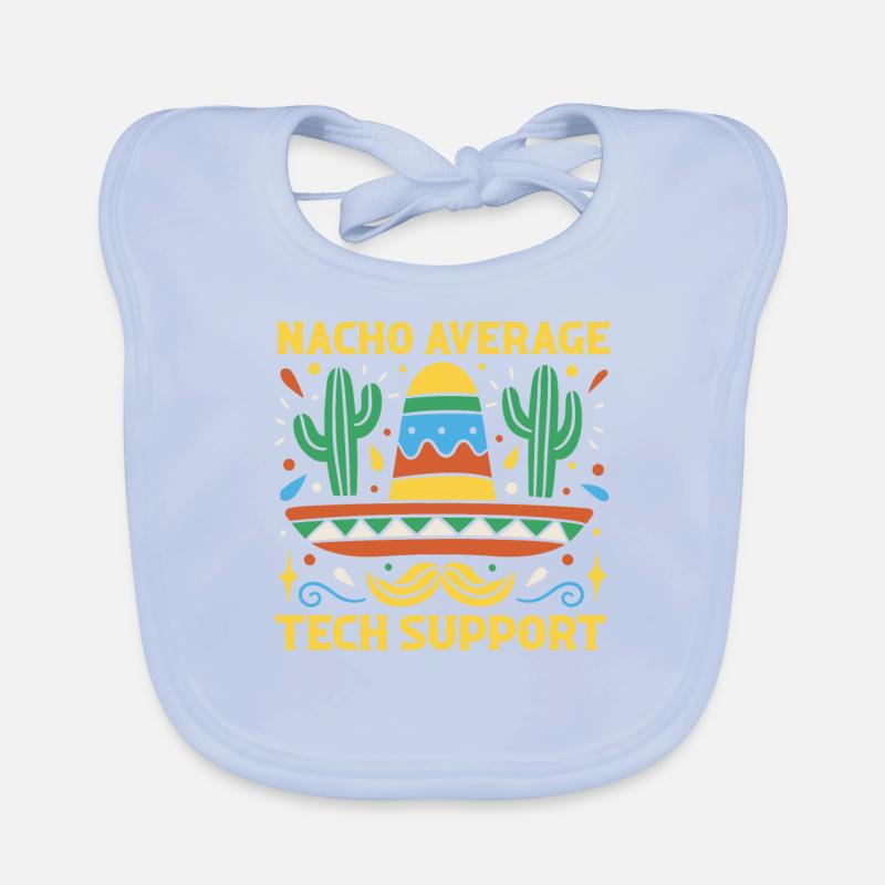 Nacho Durchschnittlicher Technischer Support Baby Bio-Lätzchen