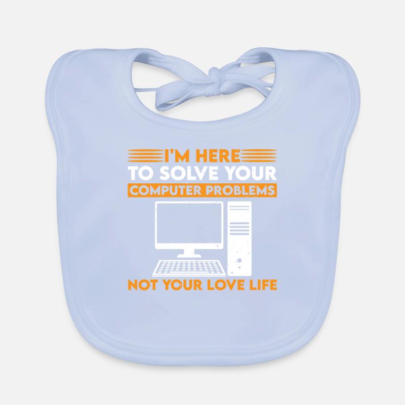 Costume de support technique amusant Bavoir bio Bébé