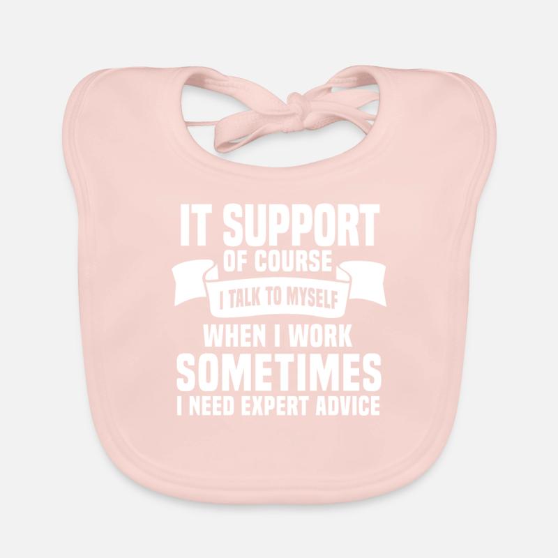 Drôle de cadeau de support informatique Bavoir bio Bébé