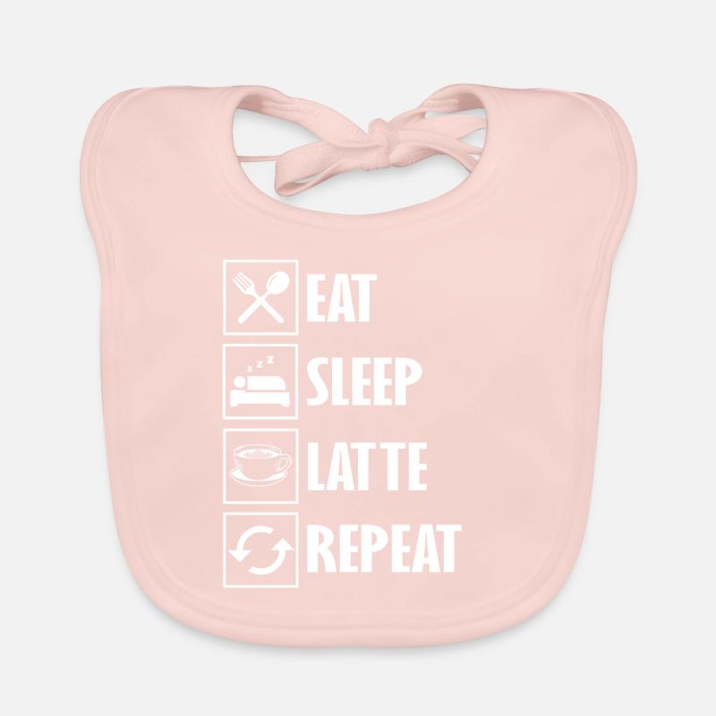 Coffee Latte Organic Baby Bibs