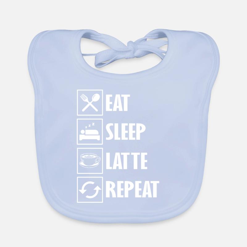 Coffee Latte Organic Baby Bibs