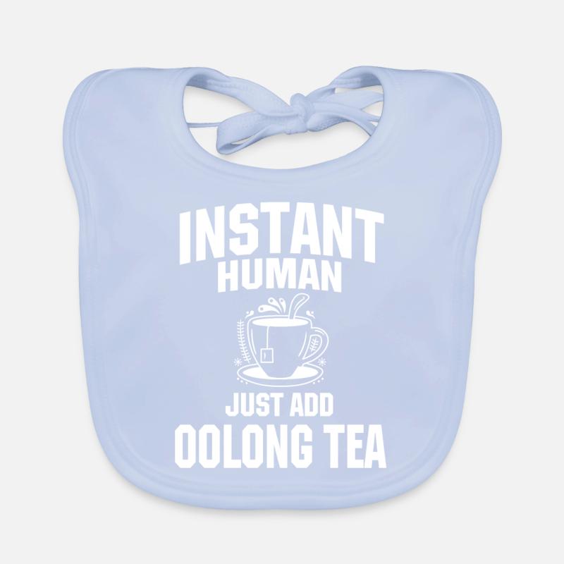 Instant Human Fügen Sie Einfach Oolong Tee Hinzu Baby Bio-Lätzchen