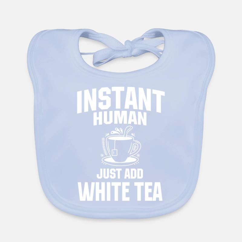 Instant Human Il suffit d’ajouter du thé blanc Bavoir bio Bébé