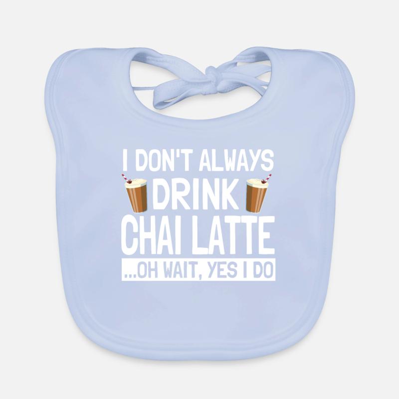 Chai Latte Dire Inde Thé Chai épicé Bavoir bio Bébé