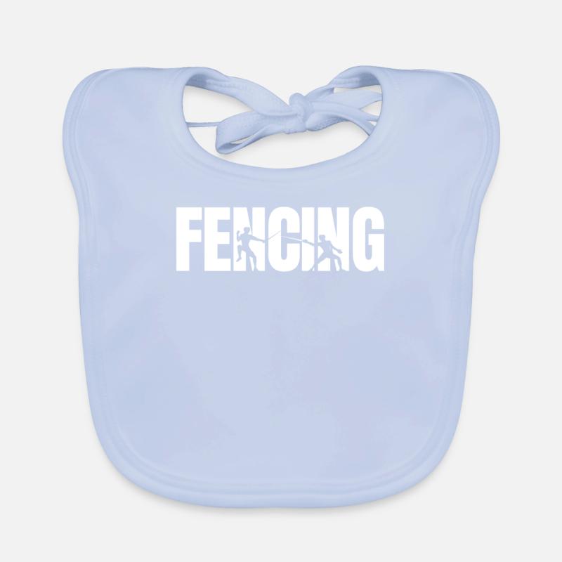 Fencing Duel Organic Baby Bibs
