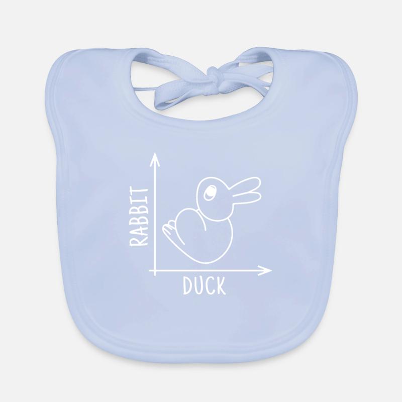 Illusion de canard lapin Bavoir bio Bébé