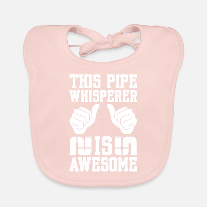 This Pipe Whisperer Is Awesome Plumber Organic Baby Bibs
