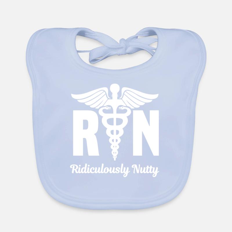 Examinierte Krankenschwester Rn Lächerlich Baby Bio-Lätzchen