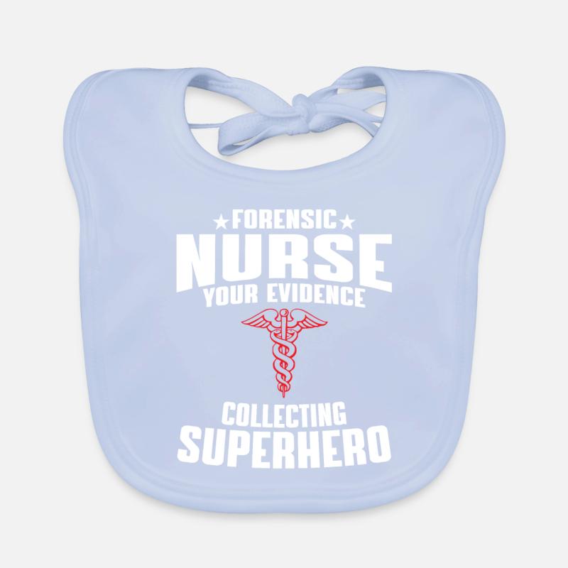 Forensic Nurse Gift Organic Baby Bibs