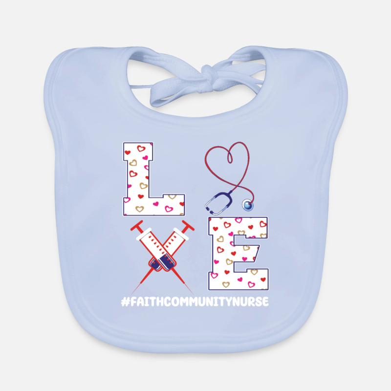 Gemeindekrankenschwester Geschenkidee Baby Bio-Lätzchen