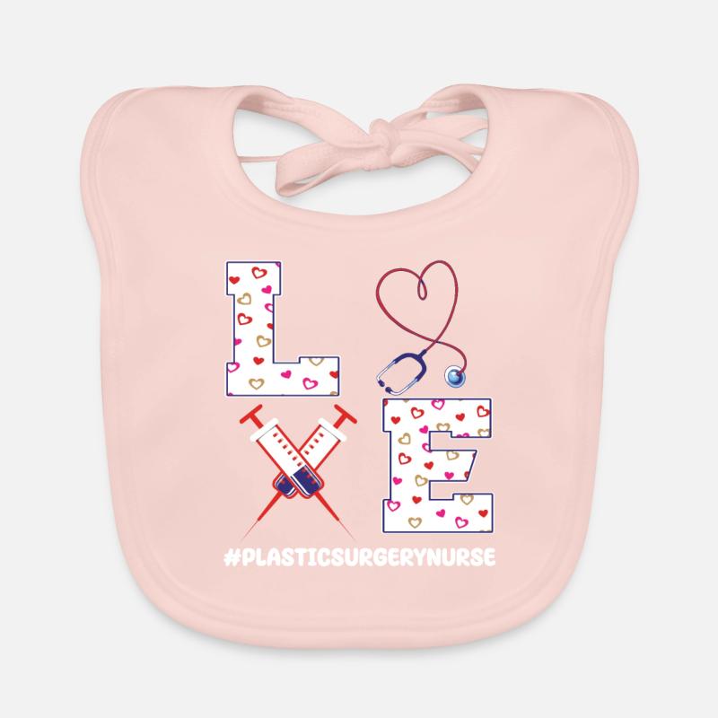 Plastic Surgery Nurse Organic Baby Bibs