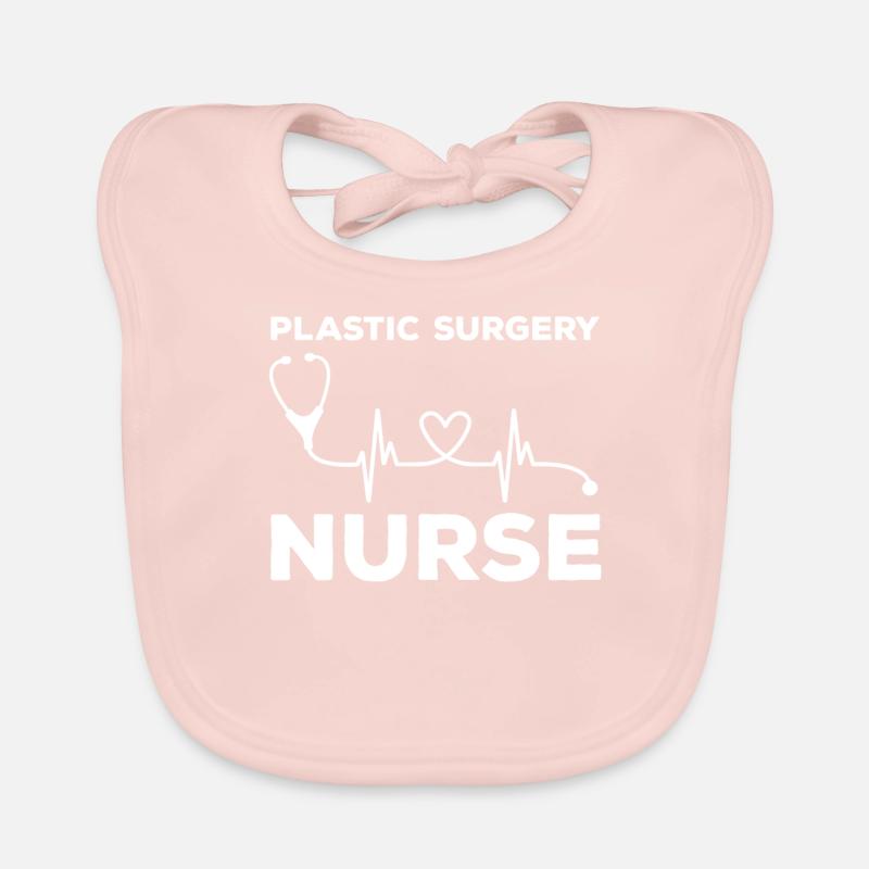 Idée cadeau infirmière en chirurgie plastique Bavoir bio Bébé