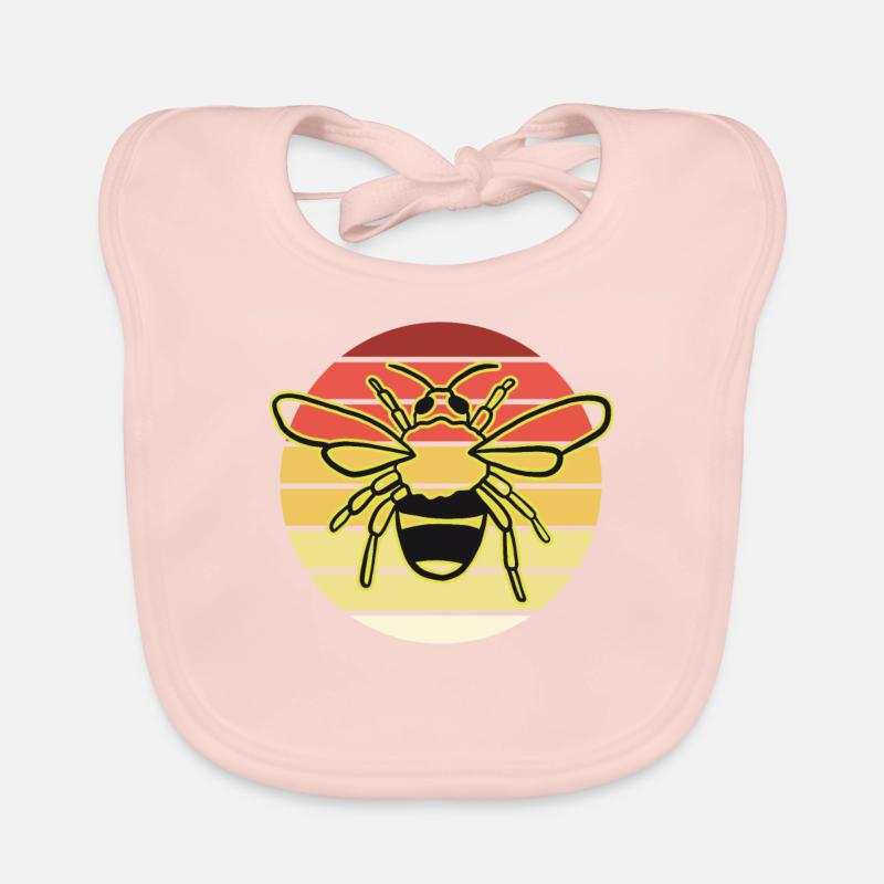 Bee for beekeepers and beekeepers Organic Baby Bibs