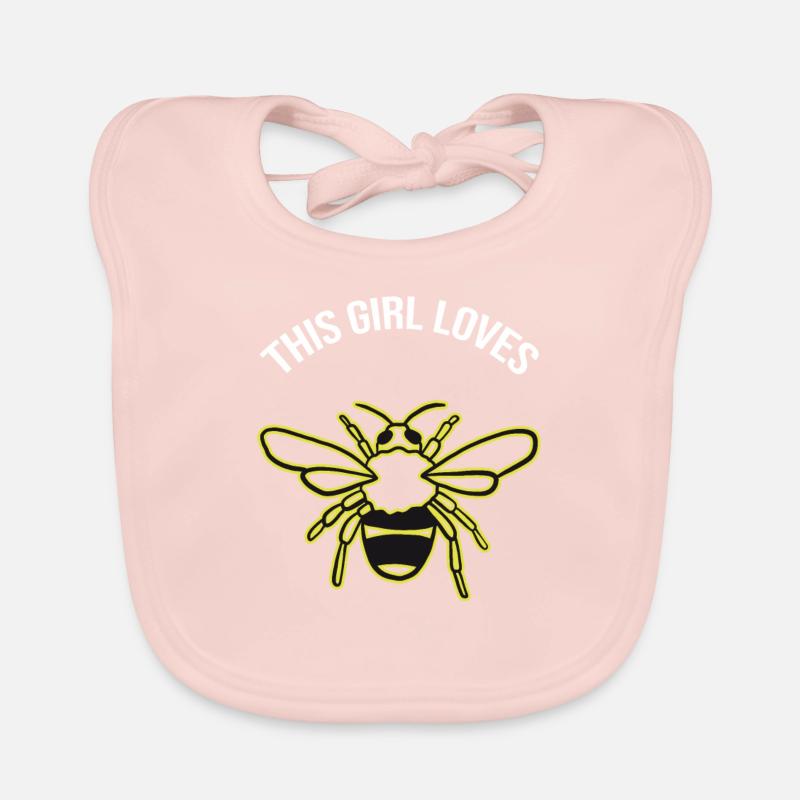 Bee for beekeepers and beekeepers Organic Baby Bibs