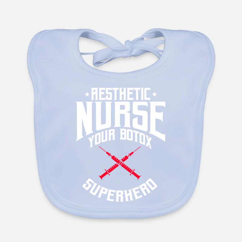 Ästhetische Krankenschwester Spruch Baby Bio-Lätzchen