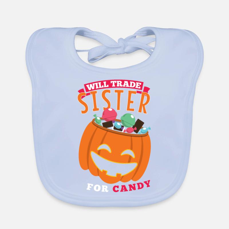 Will Trade Sister For Candy Baby Bio-Lätzchen