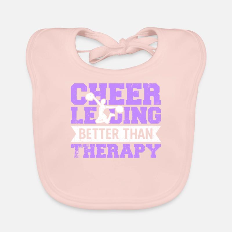 Cheerleading Better Than Therapy Baby Bio-Lätzchen