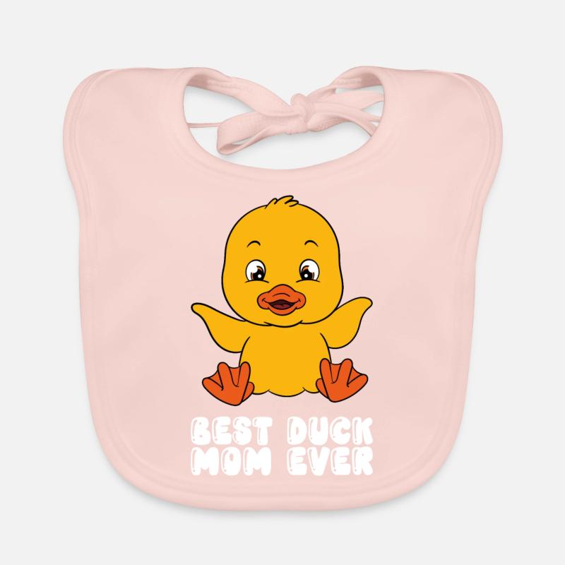 Drôles de canards Canard mignon Bavoir bio Bébé