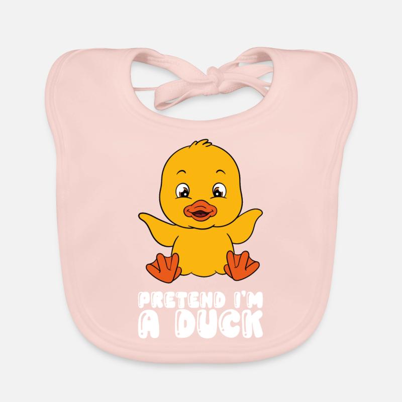 Drôles de canards Canard mignon Bavoir bio Bébé