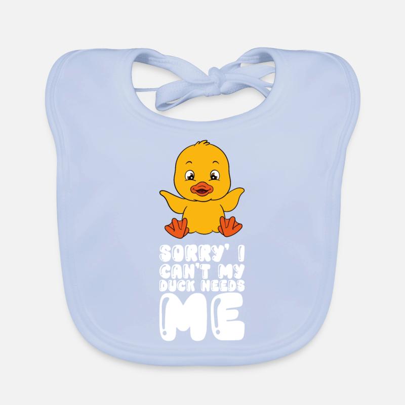 Funny duck Cute ducks Organic Baby Bibs