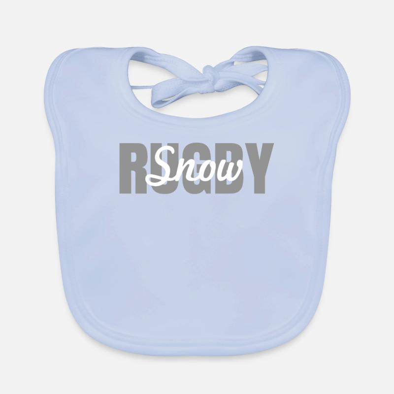 Rugby des neiges Bavoir bio Bébé