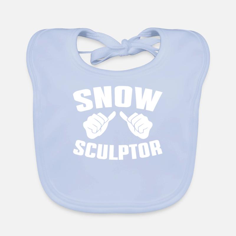Conception de sculptures de neige cool Bavoir bio Bébé