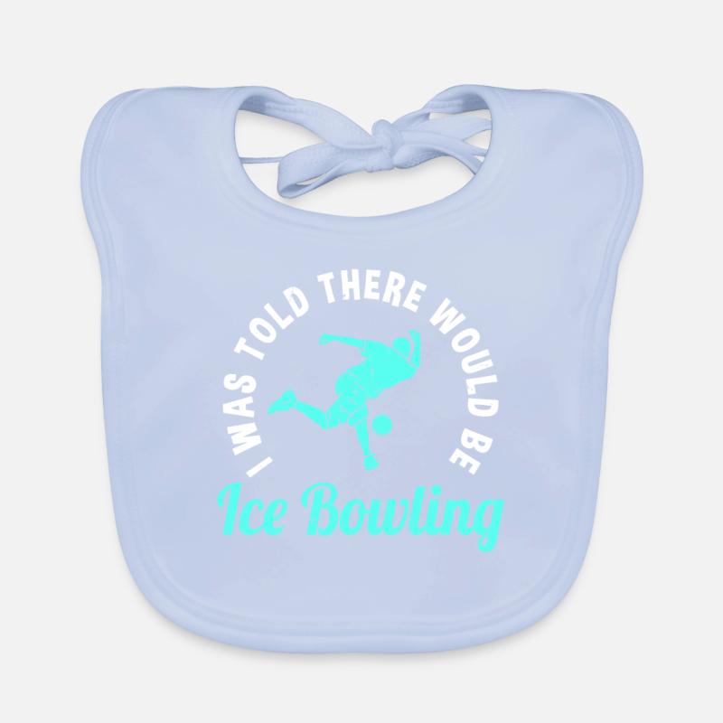 Bowling sur glace Bavoir bio Bébé