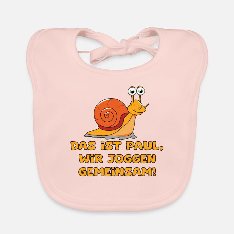 Das ist Paul, wir Joggen Gemeinsam, Baby Bio-Lätzchen