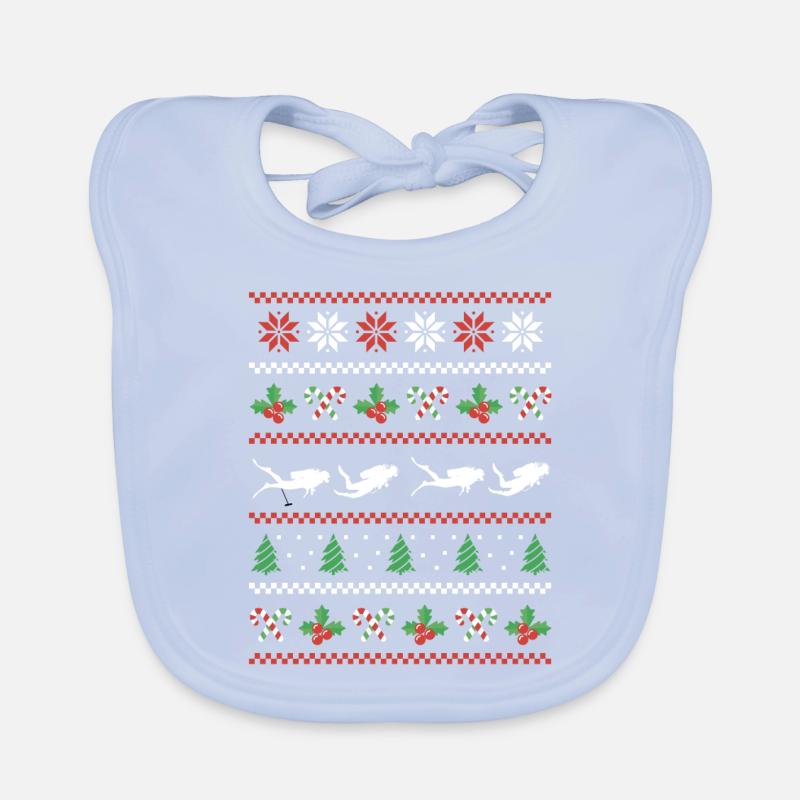 Laid Plaon de design de Noël Bavoir bio Bébé