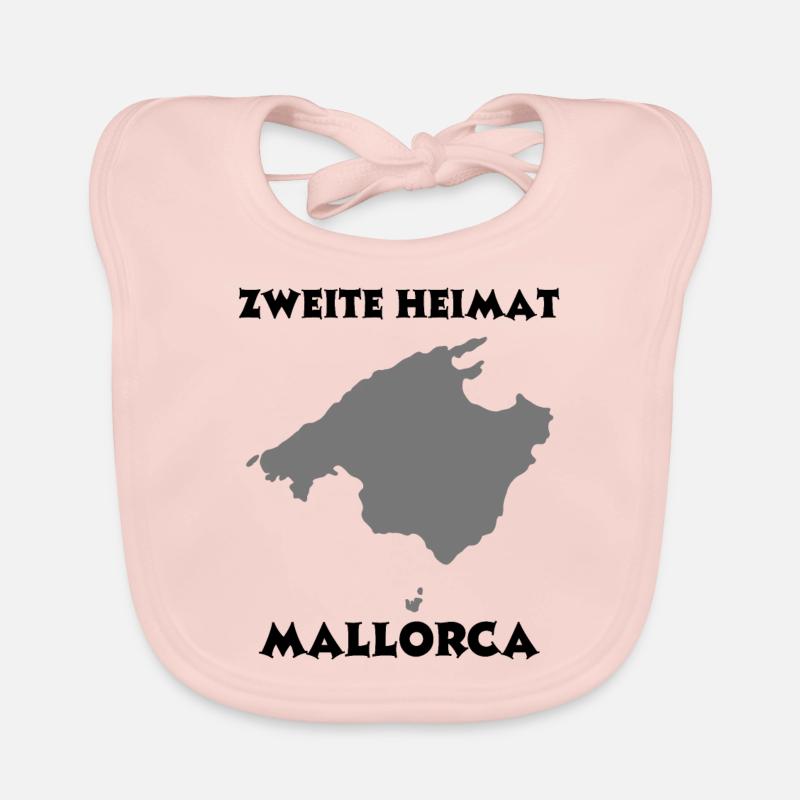 Zweite Heimat Mallorca Baby Bio-Lätzchen