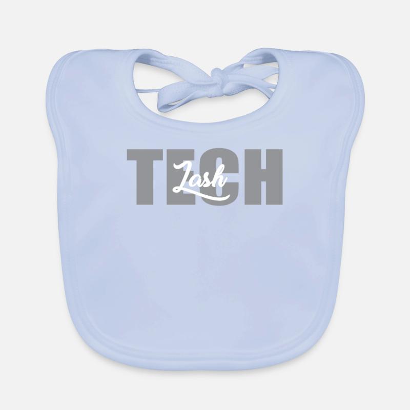 Lettrage de technicien de cils Bavoir bio Bébé