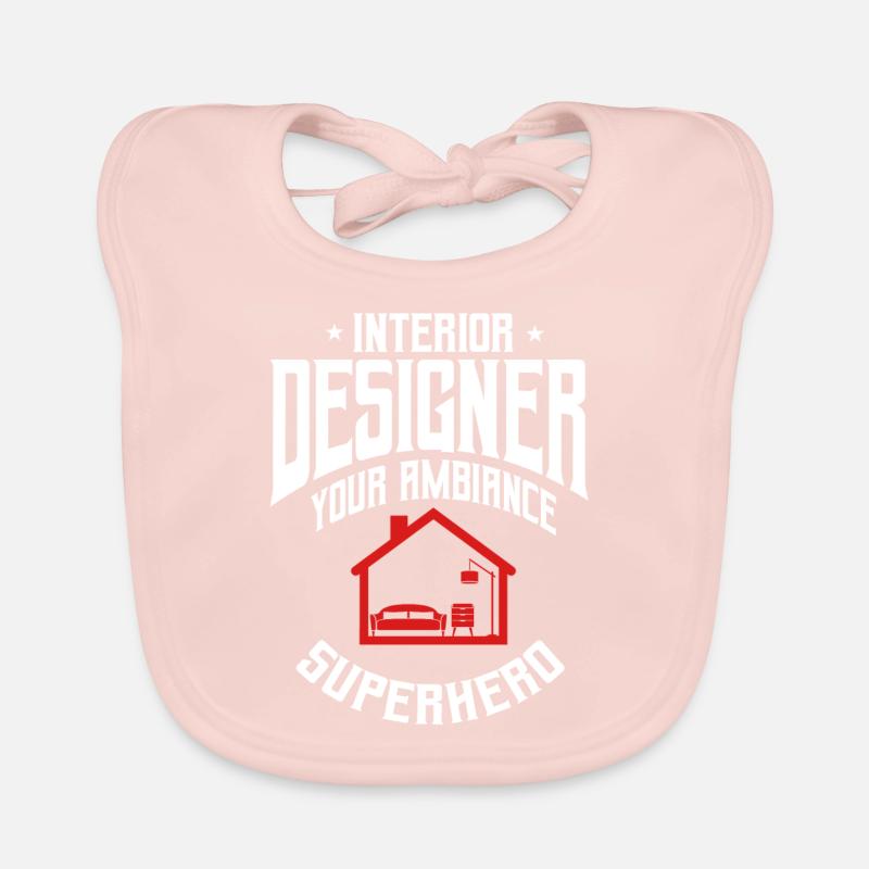 Funny Interior Designer Design Organic Baby Bibs