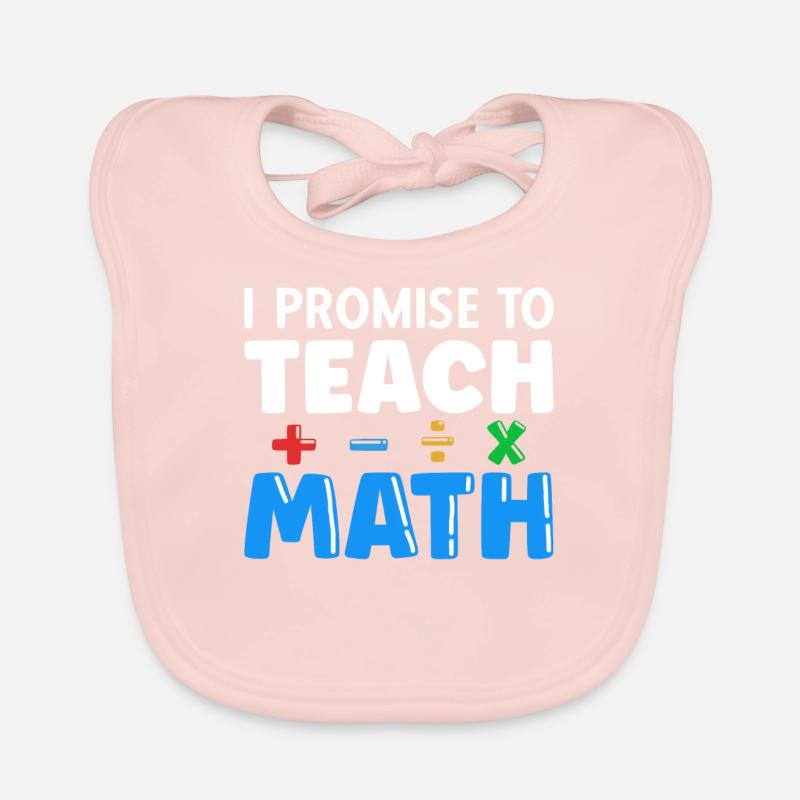 professeur de mathématiques disant mathématicien Bavoir bio Bébé