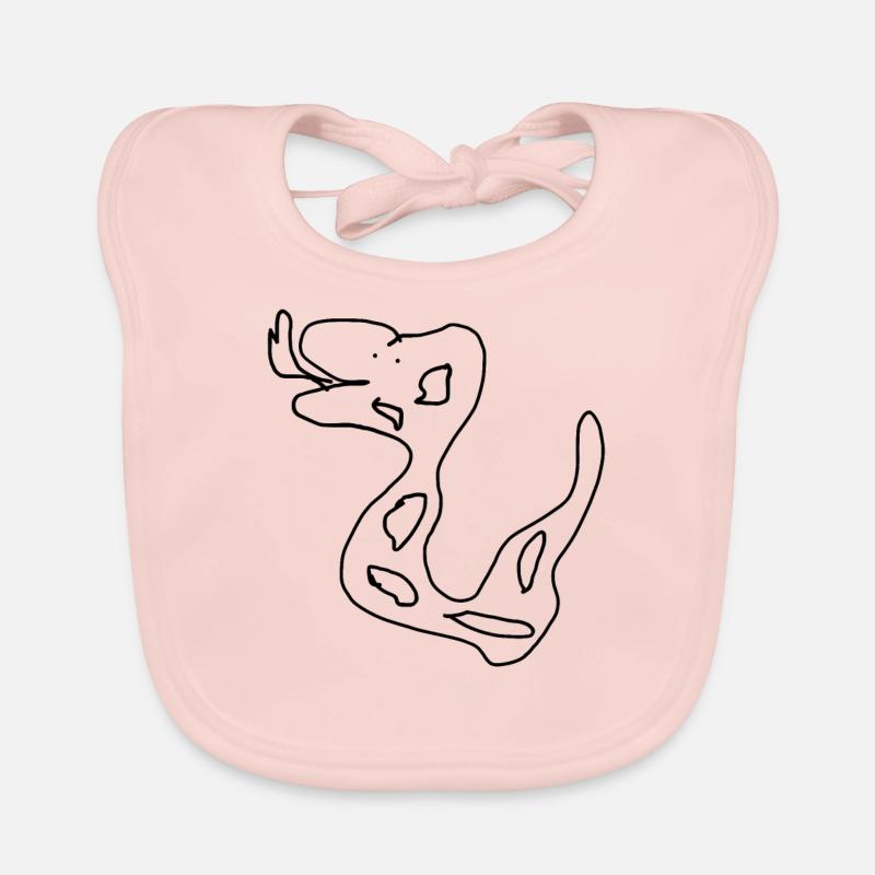Serpent Bavoir bio Bébé