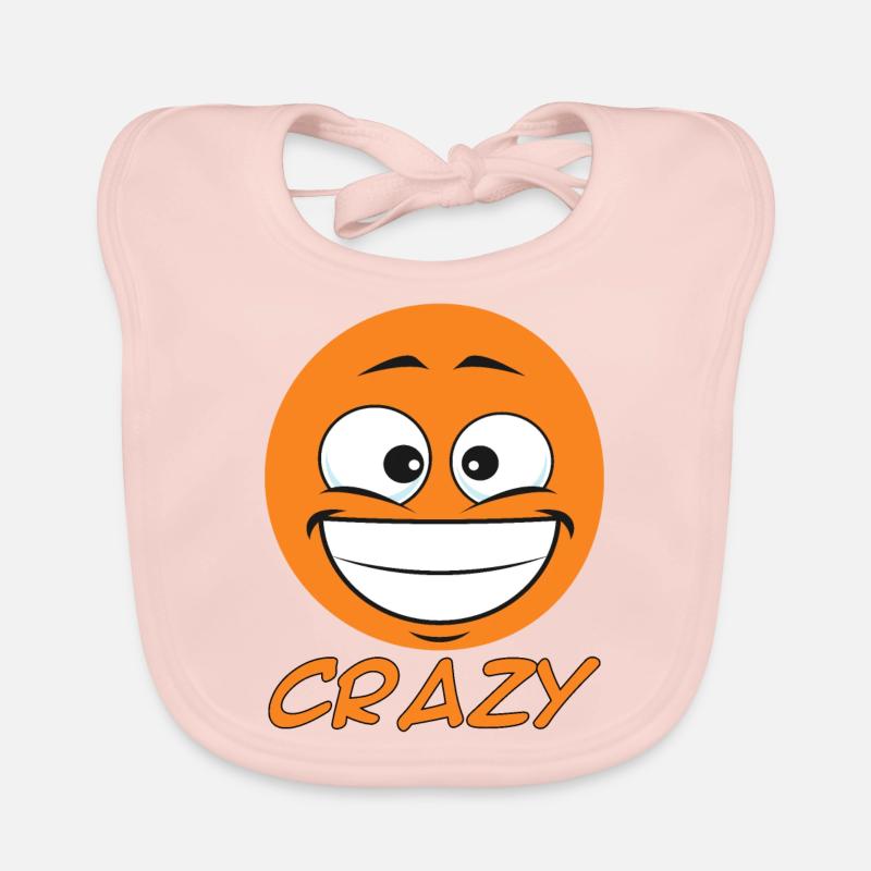 Crazy dot - small crazy dot Organic Baby Bibs