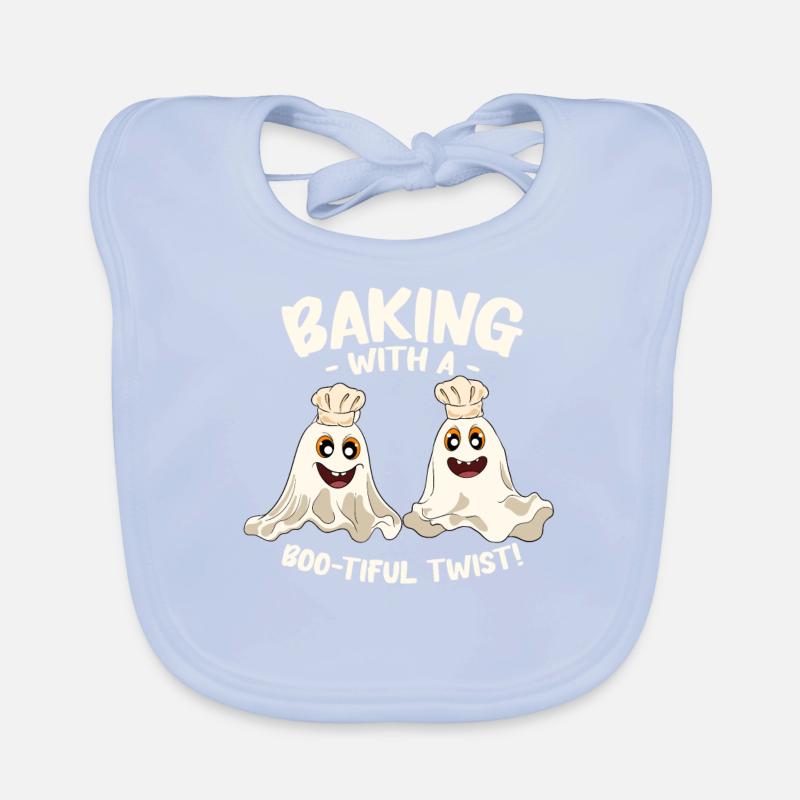 Bäcker Halloween Geschenke Konditor Baby Bio-Lätzchen