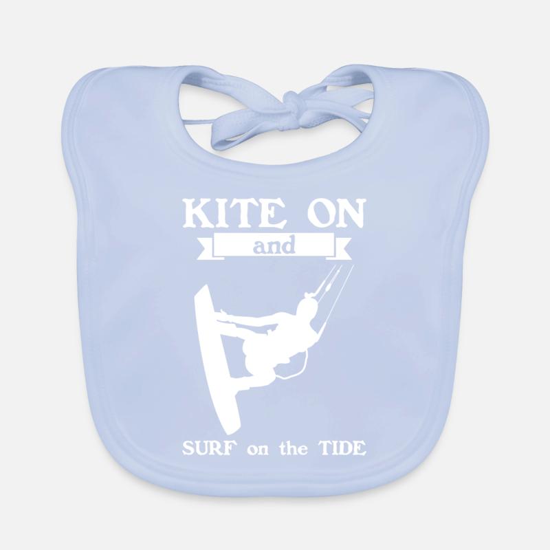 Kitesurf Kitesurf Kitesurf Kiteboarder Bavoir bio Bébé