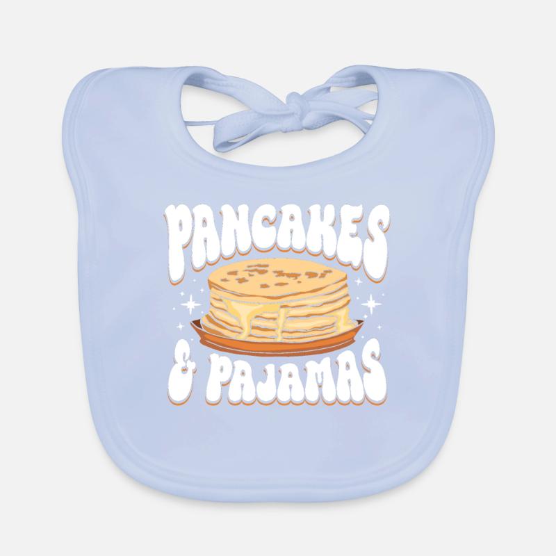 Crêpes et pyjamas Bavoir bio Bébé