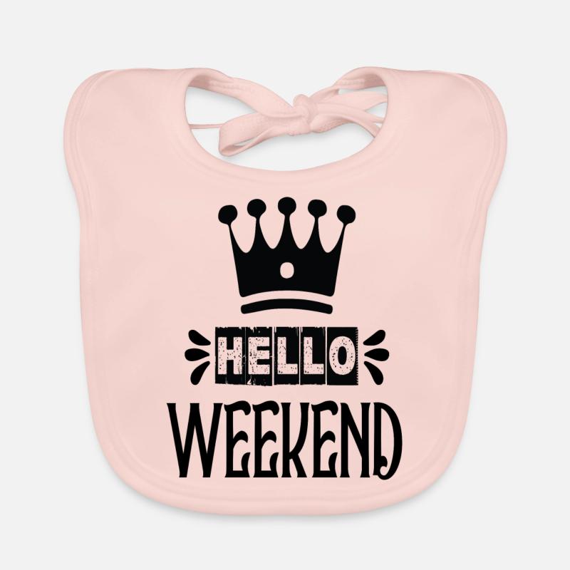 Hallo weekend Bio-slabbetje voor baby's