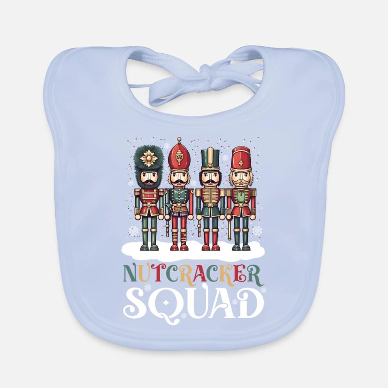 Nutcracker Squad Organic Baby Bibs
