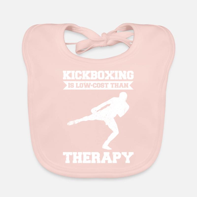 Kickboxen Kickboxer Kickboxing Baby Bio-Lätzchen