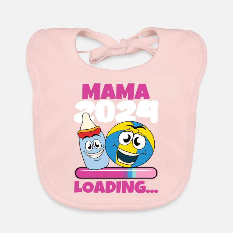 Mama 2024 werdende Mutter Schwangerschaft Baby Bio-Lätzchen