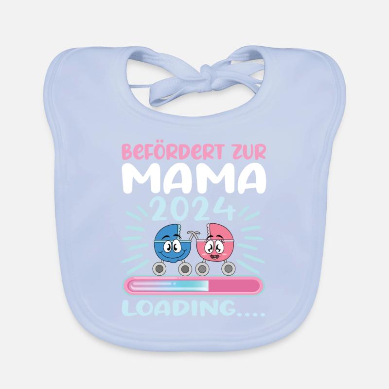 Mama 2024 werdende Mutter Schwangerschaft Baby Bio-Lätzchen