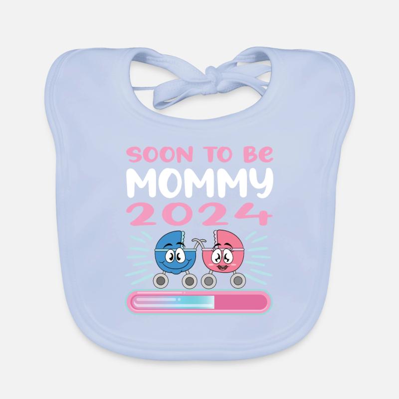 Mama 2024 Werdende Mutter Schwangerschaft Baby Bio-Lätzchen