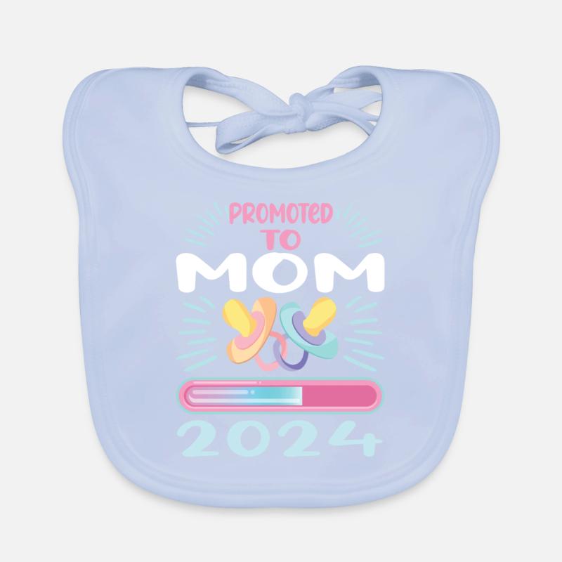 Mama 2024 Werdende Mutter Schwangerschaft Baby Bio-Lätzchen