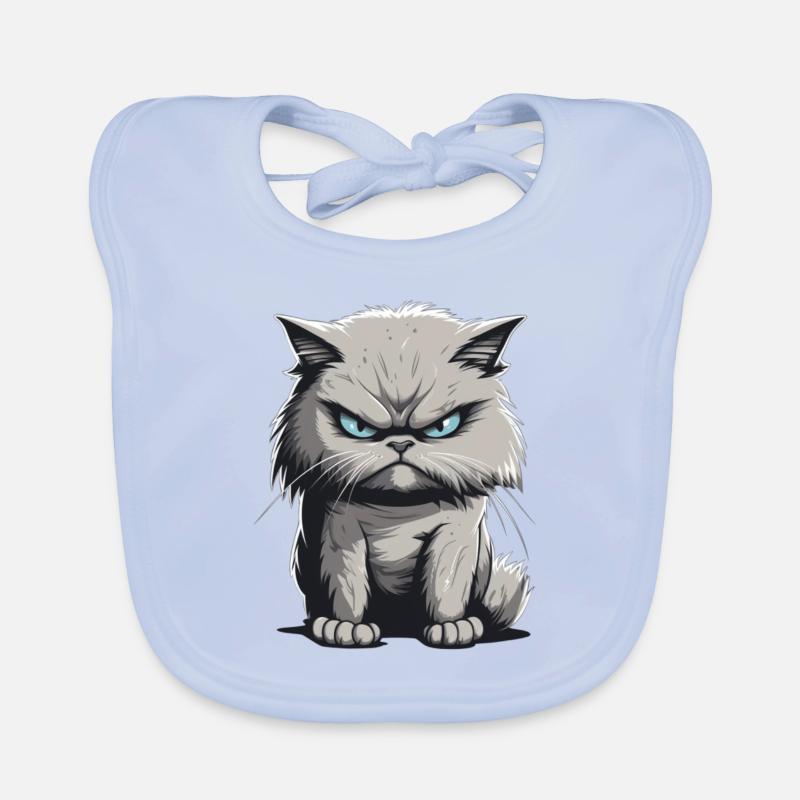 Schlechter Tag Katze Baby Bio-Lätzchen
