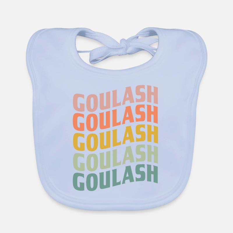Authentisches Ungarisches Gulasch Baby Bio-Lätzchen
