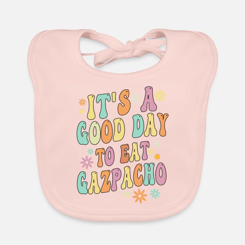 Drôle de dicton de gaspacho Bavoir bio Bébé
